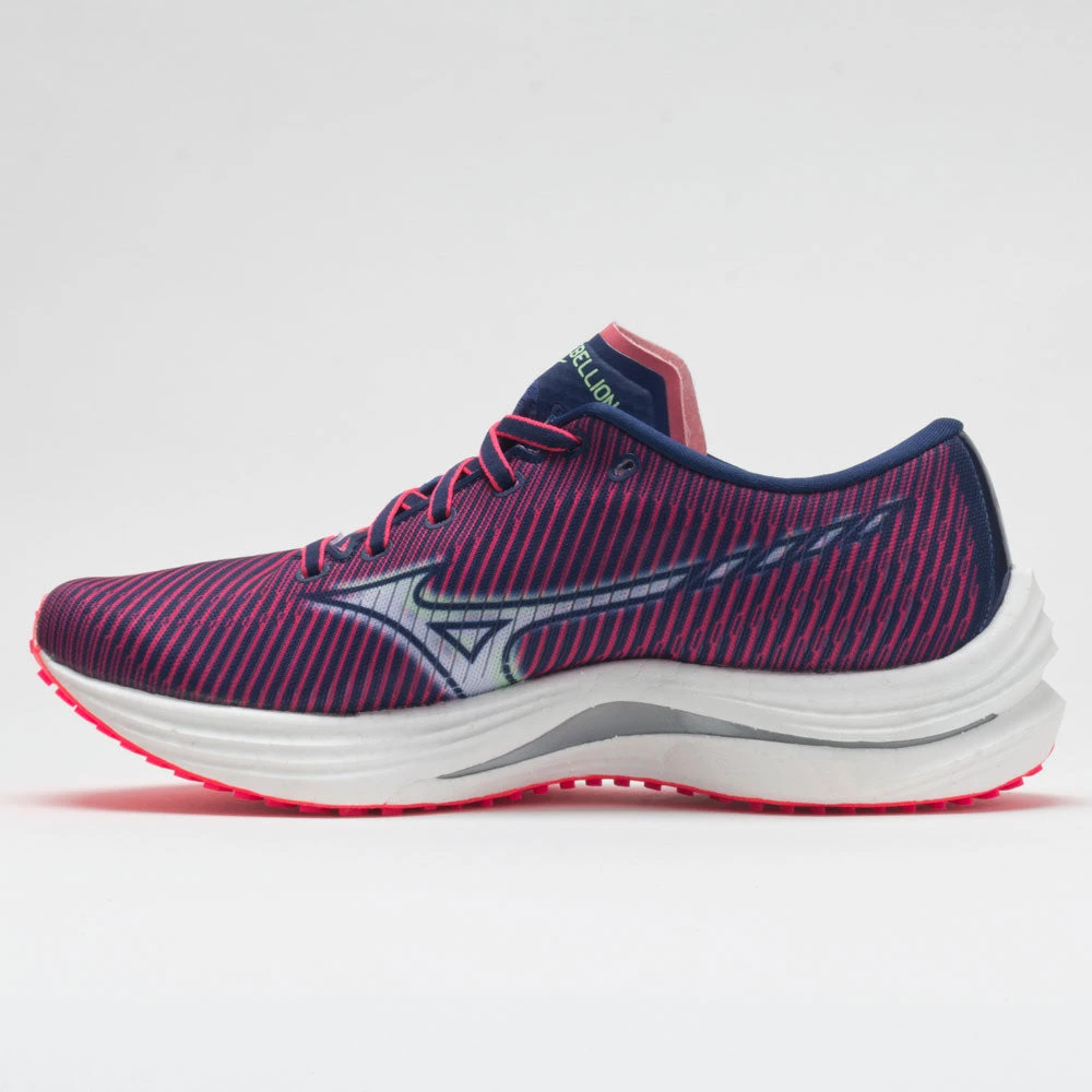 Mizuno Wave Rebellion Women's Diva Pink/Indigo White - Image 2