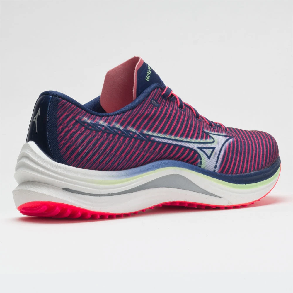 Mizuno Wave Rebellion Women's Diva Pink/Indigo White - Image 6