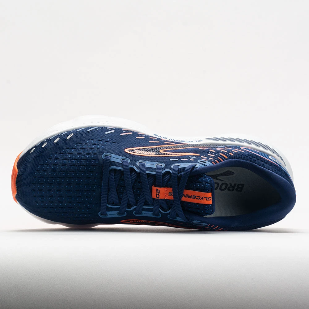 Brooks Glycerin GTS 20 Men's Blue Depths/Palace Blue/Orange - Image 3