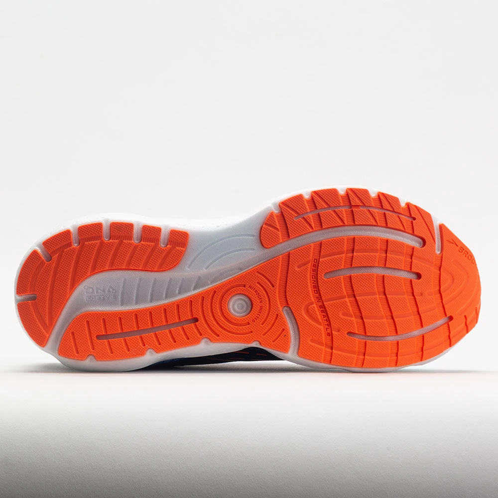 Brooks Glycerin GTS 20 Men's Blue Depths/Palace Blue/Orange - Image 4