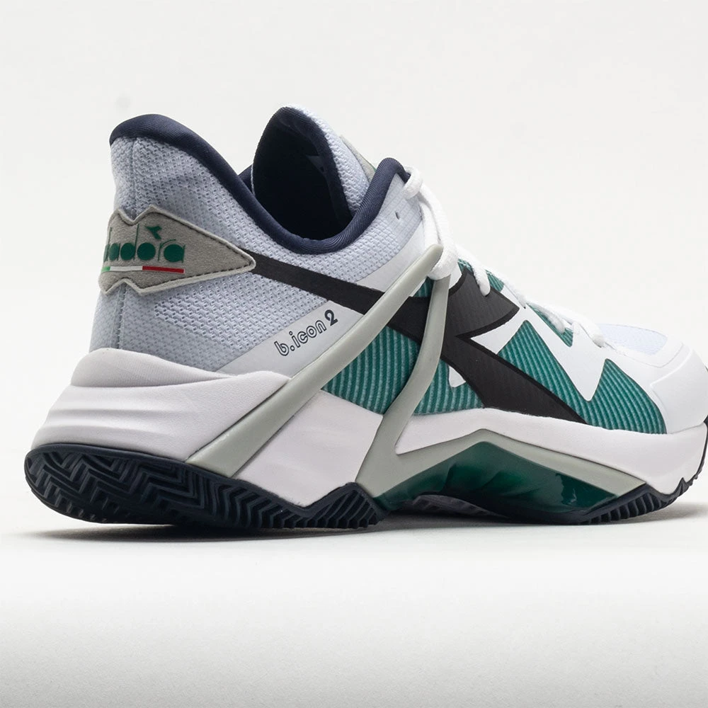 Diadora B.Icon 2 Clay Men's White/Black/Blue Corsair - Image 6