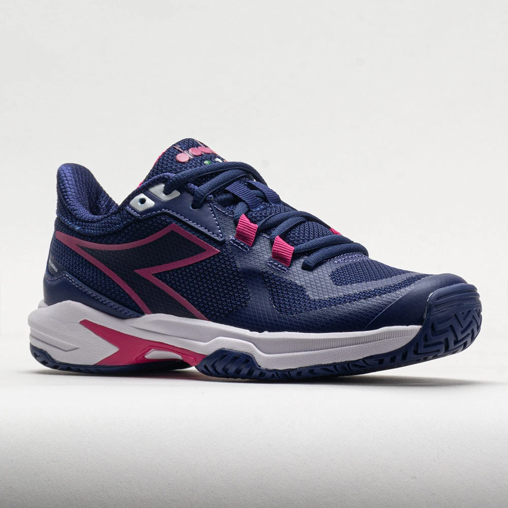 Diadora Trofeo 2 Pickleball Women's Blueprint/Pink Yarrow/White - Image 5