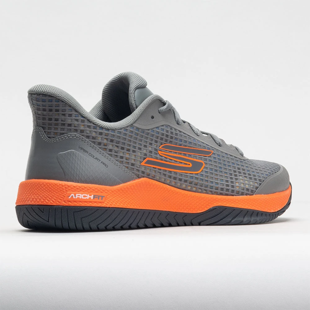 Skechers Viper Court Pro Men's Grey/Orange - Image 6