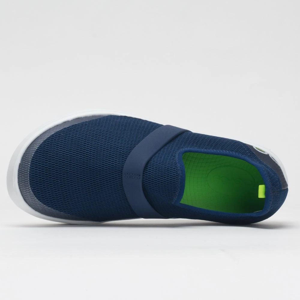 OOFOS OOmg Low Women's White/Navy - Image 3